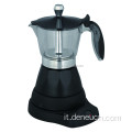 Classico espresso elettrico moka in stile italiano